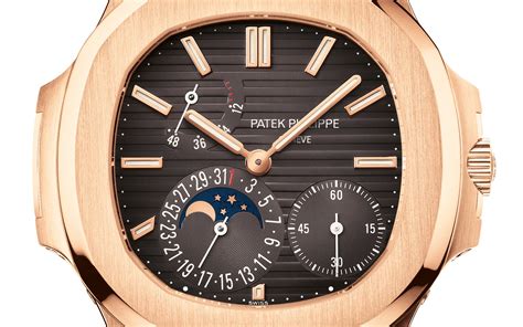 patek philippe 5712r nautilus rose gold power reserve moonphase